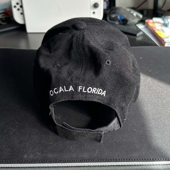 Big Daddy Don Garlits Museum Of Drag Racing Trucker Hat Ball Cap American Flag - Picture 2 of 4